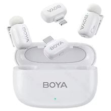 BOYA Mini iPhone Lightning & Type-C White - 2,4GHz 2mic Wireless Microphone with Charging Box  Αξεσουάρ Streaming