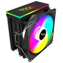ARMAGGEDDON ARGB SILENT 12CM CPU COOLING FAN 6 HEAT PIPES BLACK  Ψύκτρες