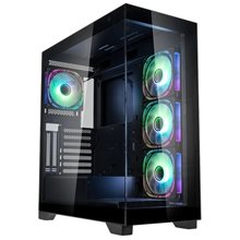 Kolink Unity Peak ARGB Midi Tower Showcase - Black ATX 400mm clearance with 4 ARGB Fans  Κουτιά Desktop
