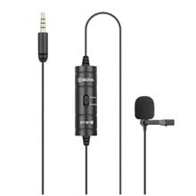 BOYA BY-M1S (M1 Smart) wired mic Universal Lavalier Microphone 3.5mm for phone, laptop, camera  Αξεσουάρ Streaming