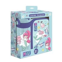 Σετ Φαγητοδοχείο PP 800ml και Παγούρι PP 500ml Must Mermaid Time 000586467  Δοχεία Φαγητού