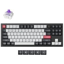 Keychron Q3 HE (Q3H-M1) QMK Wireless Custom Hall Effect Keyboard Purple Switch 80% US Layout  Gaming Πληκτρολόγια