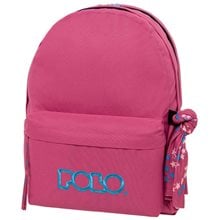 Polo Σακίδιο Original Double Scarf Fuchia Cyan 2025  Σχολικές Τσάντες