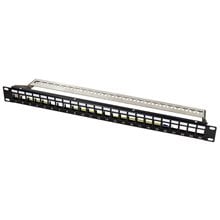 Patch panel 19'' for 24 keystone jacks Logilink NK4058  Switches