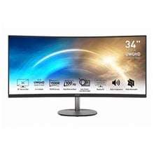 MSI MONITOR PRO MP341CQ, CURVED VA UWQHD, 34", 21:9, 300CD/M2, 3000:1, 1MS, 100Hz, 3440x1440, 2xHDMI/ DP/ HP OUT, 2x2W SPEAKERS, TILT, BLACK, 2YW  Οθόνες Για Εργασία