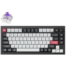 Keychron Q1 HE (Q1H-M1) QMK Wireless Custom Hall Effect Keyboard Purple Switch 75% US Layout  Gaming Πληκτρολόγια