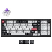 Keychron Q5 HE (Q5H-M1) QMK Wireless Custom Hall Effect Keyboard Purple Switch 96% US Layout  Gaming Πληκτρολόγια
