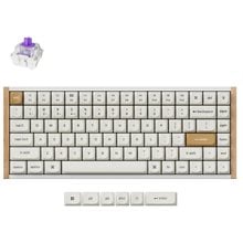 Keychron K2 HE (K2H-Q1) Wireless Magnetic Hall Effect RGB Keyboard 75% US Special Edition Wood White  Gaming Πληκτρολόγια