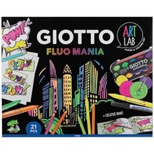 Σετ Δημιουργίας Giotto Art Fluo Mania  Σχολικά Σετ Δώρων