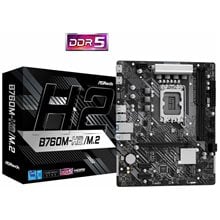 ASROCK MB B760M-H2/M.2, SOCKET INTEL LGA1700 14th/13th/12th GEN INTEL CPU, CS INTEL B760, 2 DIMM SOCKETS DDR5, 2 HDMI, PCI-E GEN 4.0, 2.5G LAN, MICRO-ATX, 3YW  Μητρικές κάρτες