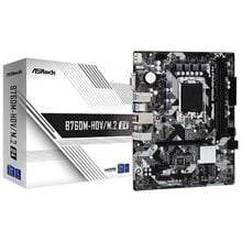ASROCK MB B760M-HDV/M.2. D4, SOCKET INTEL LGA1700 14th/13th/12th GEN INTEL CPU, CS INTEL B760, 2 DIMM SOCKETS DDR4, HDMI/DP/D-SUB, PCI-E GEN 4.0, GIGABIT LAN, MICRO-ATX, 3YW.  Μητρικές κάρτες