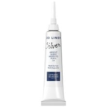 Lefranc & Bourgeois 20ml Vitrail Περίγραμμα Ασημί  Ανάγλυφα Περιγράμματα