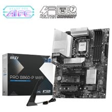 MSI MB PRO B860-P WIFI, SOCKET LGA1851 CPU, CS INTEL B860, 4 DIMM SOCKETS DDR5, HDMI/DP/ THUNDERBOLT V.4, PCI-E GEN 5.0, 5G LAN, WIFI7, ATX, 3YW.  Μητρικές κάρτες