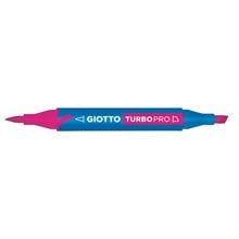Μαρκαδόροι Giotto Διπλής Μύτης Turbopro 14 Magenta  Μαρκαδόροι
