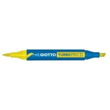 Μαρκαδόροι Giotto Διπλής Μύτης Turbopro 04 Deep Yellow  Μαρκαδόροι
