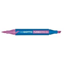 Μαρκαδόροι Giotto Διπλής Μύτης Turbopro 15 Purple  Μαρκαδόροι