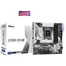 ASROCK MB B760M PRO RS, SOCKET INTEL LGA1700 14th/13th/12th GEN INTEL CPU, CS INTEL B760, 4 DIMM SOCKETS DDR5, HDMI/DP, PCI-E GEN 4.0, 2.5G LAN, MICRO-ATX, 3YW  Μητρικές κάρτες