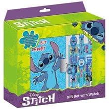 Σετ Ημερολόγιο με Ρολόι Lilo & Stitch  Λευκωμάτα-Ημερολόγια