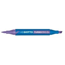 Μαρκαδόροι Giotto Διπλής Μύτης Turbopro 27 Violet  Μαρκαδόροι