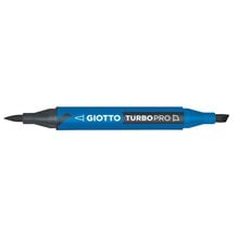 Μαρκαδόροι Giotto Διπλής Μύτης Turbopro 36 Black  Μαρκαδόροι