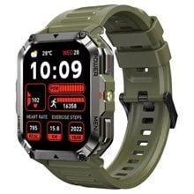 BLACKVIEW MULTI-FUNCTION SMARTWATCH WITH FLASHLIGHT COMPASS BT CALL & HEALTH MANAGEMENT GREEN  Smartwatches