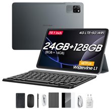 BLACKVIEW OCTA-CORE 4G LTE TABLET 10.1' (8GB+128GB) TAB60 PRO SET ANDROID 14 GREY  Νέες Παραλαβές