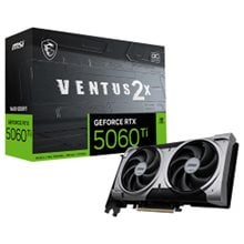 MSI VGA PCI-E NVIDIA GF RTX 5060 Ti 16G VENTUS 2X OC PLUS, 16GB/128BIT, GDDR7, HDMI/3xDP, DUAL FAN, 2 SLOT FANSINK, 3YW.  Κάρτες Γραφικών