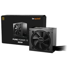 BEQUIET PSU PURE POWER 12 850W BP004EU, GOLD CERTIFIED, EXCEPTIONALLY SILENT 12CM FAN, 10YW.  Τροφοδοτικά