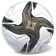 Μπάλα Ποδοσφαίρου Δερμάτινη Match Line Galaxy Gold Silver  Μπάλες Ποδοσφαίρου