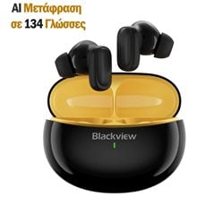 BLACKVIEW BT5.4 ENC EARBUDS WITH AI TRANSLATE FUNCTION BLACK  Bluetooth