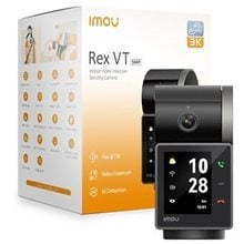 IMOU IP CAMERA REX VT PRO IPC-S2VBP-5M0WR, INDOOR, 1/2.7" 5MP CMOS, H.265/H.264, 8X DIGITAL ZOOM, MOTORIZED ROTATED PTZ, NIGHT VISION: 20M, 2000mAh Battery, WIFI, MIC, MICRO SD SLOT, 2-WAY TALK, SMART TRACKING, AI SMART DETECTION, DC5V1.5A,  IP cameras