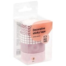 Σελοτέιπ Εμπριμέ MESHU Pink Waves 4μτχ  Κολλητικές ταινίες