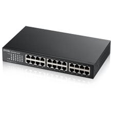 ZYXEL SWITCH GS-1100-24E, 24 PORTS 10/100/1000Mbps, ENTERPRISE LAN SWITCH, RACKMOUNT, 2YW.  Switches