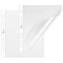 Ζελατίνες Forpus Α4 με Τρύπες 80m Glass Clear 20 τμχ  Θήκες - Ζελατίνες