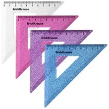 Τρίγωνο ErichKrause Glitter 45/9cm 55527  Τρίγωνα