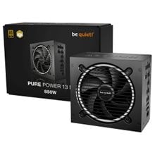 BEQUIET PSU PURE POWER 13M 850W BP027EU, GOLD CERTIFIED, MODULAR CABLES, EXCEPIONALLY QUIET, 12CM FAN, 10YW.  Τροφοδοτικά