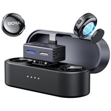 BOYALINK 3 - Type-C & 3,5mm AI-Powered Button Wireless Microphone 2 TX + 1 RX + charging Case  Αξεσουάρ Streaming