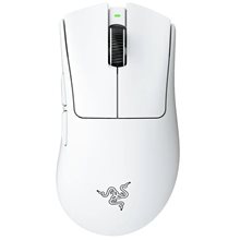 Razer DEATHADDER V4 PRO WHITE - 57g Wireless Gaming Mouse - Ergonomic - 120 Hours Battery - 45K DPI  Gaming Mouse