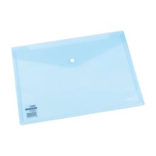 Deli Φάκελος Κουμπί PP A4 Διάφανο Μπλε E55055  Φάκελοι μεταφοράς - Χαρτοφύλακες
