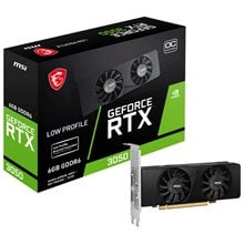 MSI VGA PCI-E NVIDIA GF RTX 3050 LP 6G OC, LOW PROFILE, 6GB/96BIT, GDDR6, 2xHDMI/1xDP, DUAL FAN, 2 SLOT FANSINK, 3YW.  Κάρτες Γραφικών