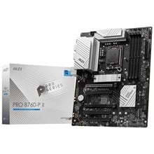 MSI MB PRO B760-P II, SOCKET LGA1700 14th/13th/12th GEN CPU, CS INTEL B760, 4 DIMM SOCKETS DDR5 HDMI/DP, PCI-E GEN 4.0, 2.5G LAN, ATX, 3YW.  Μητρικές κάρτες