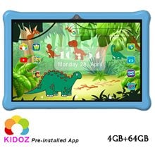 LAMTECH OCTA-CORE KID TABLET 10.1'  4GB+64GB ANDROID 14 SKY BLUE DINOSAUR'S JUNGLE  Android Tablets