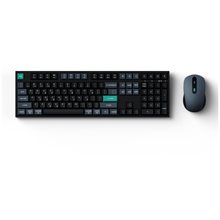 Keychron B36 Combo (KCBD2-GR) Wireless Keyboard and Mouse 100% GR Layout Black-Green  Gaming Πληκτρολόγια