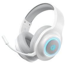 QCY Heroad V200 Wireless Quad White - Bluetooth & WiFi & USB-A & USB-C RGB Gaming Headset PS4/PS5/PC  Gaming Headsets