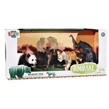 Ζώα Ζούγκλας Luna Toys Πλαστικά 12,5εκ. Σετ 4 τμχ. 000623138  Σετ Φιγούρες