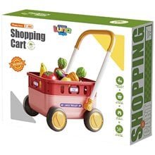 Καλάθι για ψώνια Luna Toys με αξεσουάρ Ροζ 43,5x11,5x34εκ. 000623240  Παιχνίδια Μίμησης