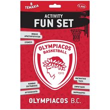 ΟΛΥΜΠΙΑΚΟΣ ΜΠΑΣΚΕΤ ACTIVITY FUN 2025  Βιβλία Ζωγραφικής Αυτοκόλλητα