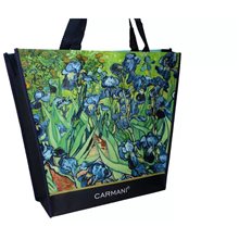 Τσάντα Ώμου Πλαστική Carmani Van Gogh Collage 46x11x38cm 021-9004  Τσάντες Βόλτας