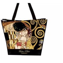 Τσάντα Ώμου Πλαστική Carmani Klimt Kiss Tree 46x11x38cm  Τσάντες Βόλτας