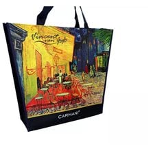 Τσάντα Ώμου Πλαστική Carmani Van Gogh Tarrace 46x11x38cm  Τσάντες Βόλτας